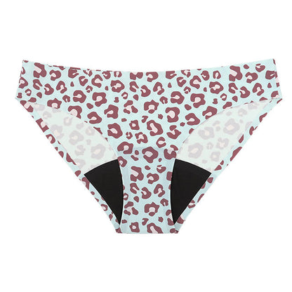 Leopard Print Seamless Period Underwear (Light absorbency)