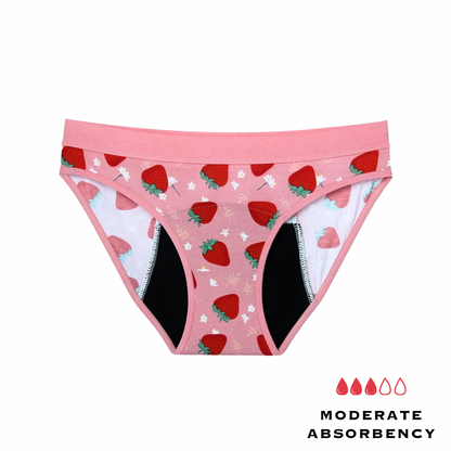 Girls/Teen Strawberry Crush Period Underwear